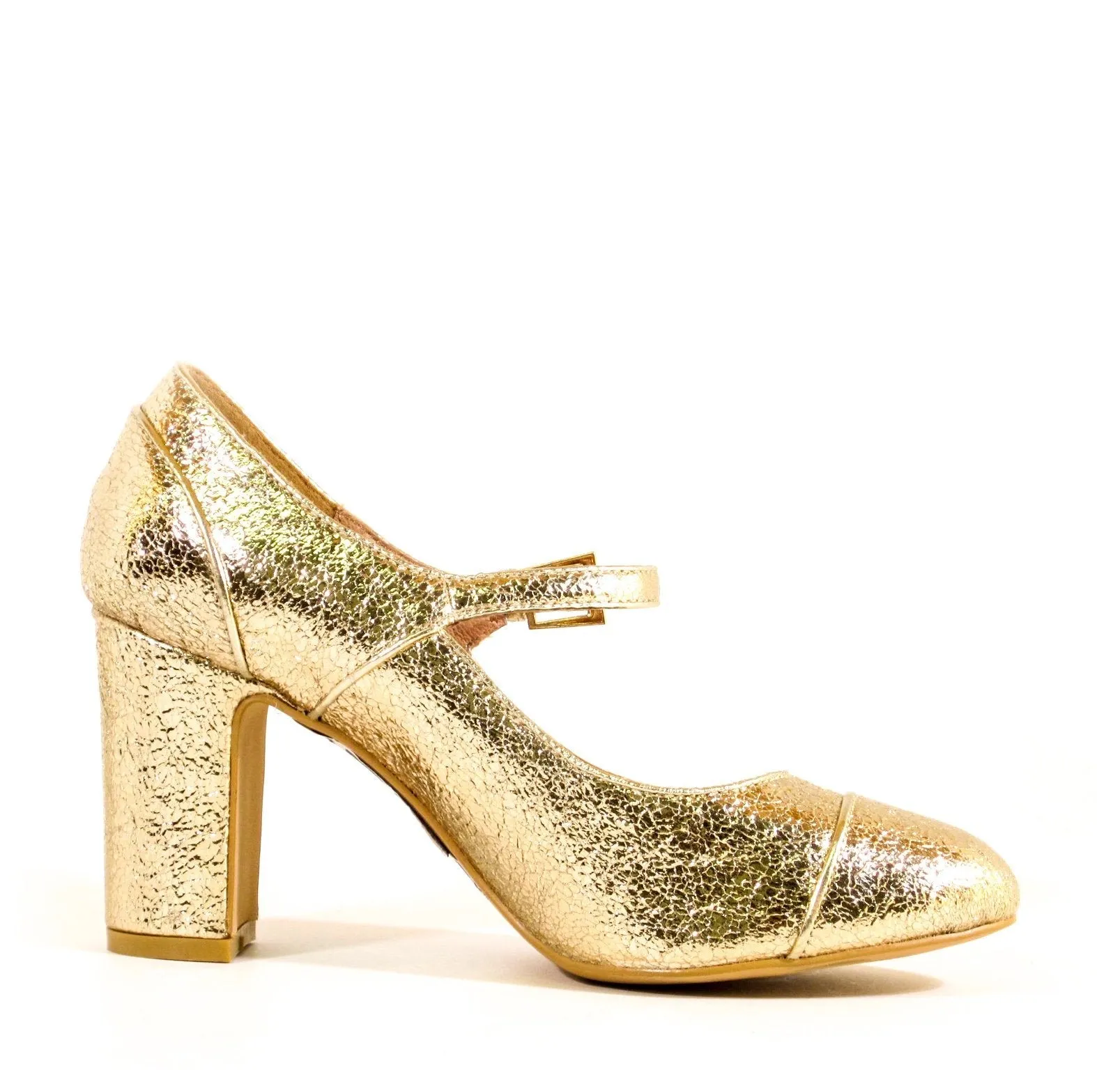 Orlando Gold Mary Jane Heels sold by Modcloth product image thumbnail 3