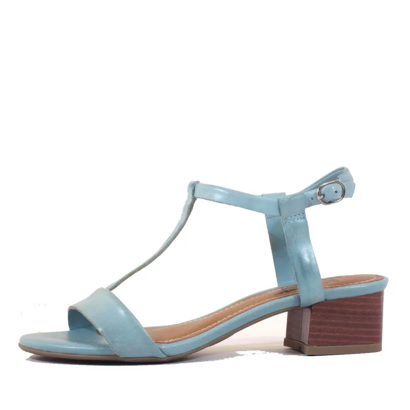 Terri T-Strap Suede Sandals sold by Modcloth