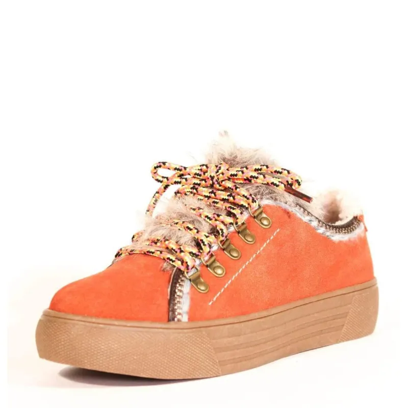 Cyclone Suede Shearling Sneakers sold by Modcloth