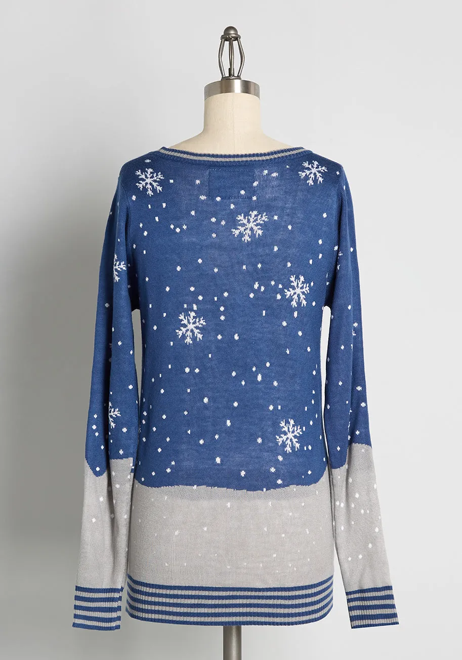 Abominable Snow Kiss Sweater sold by Modcloth product image thumbnail 2