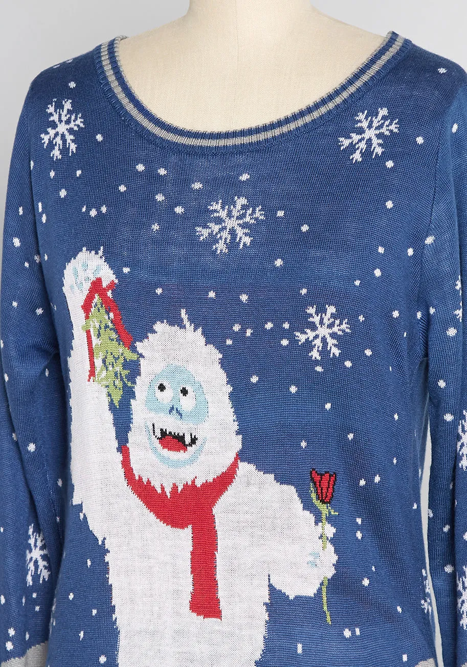 Abominable Snow Kiss Sweater sold by Modcloth product image thumbnail 3