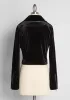 ModCloth x Collectif My Nocturnal Soul Velvet Moto Jacket sold by Modcloth