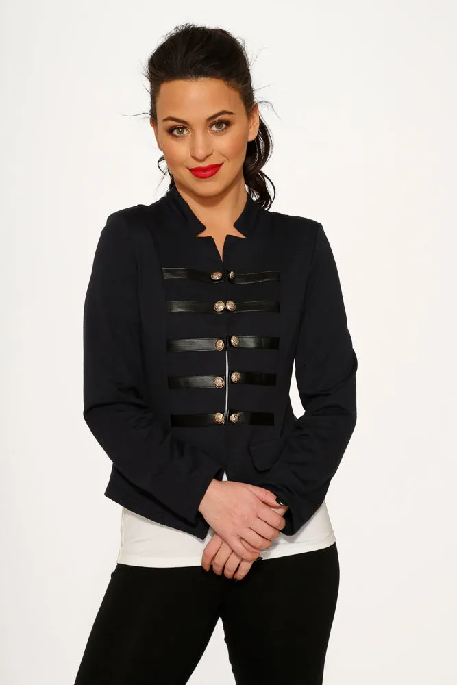 Navy Jacket sold by Modcloth