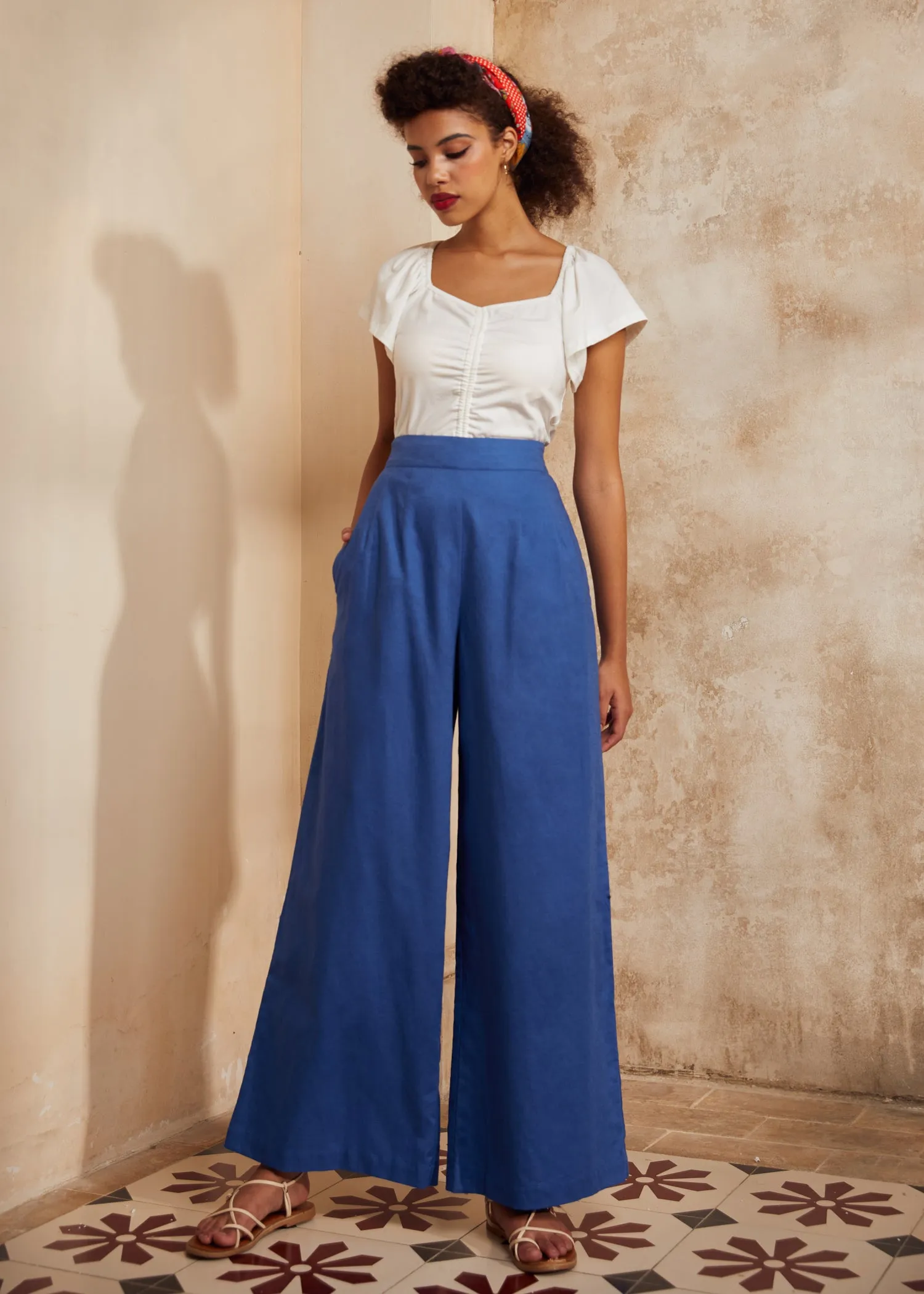 Double Pleat Wide Leg Pants sold by Modcloth product image thumbnail 2