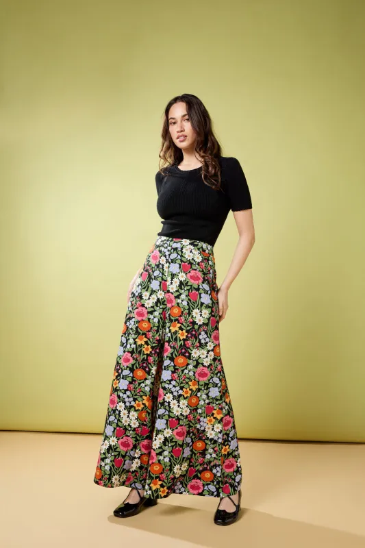 Floral Field Palazzo Pant sold by Modcloth