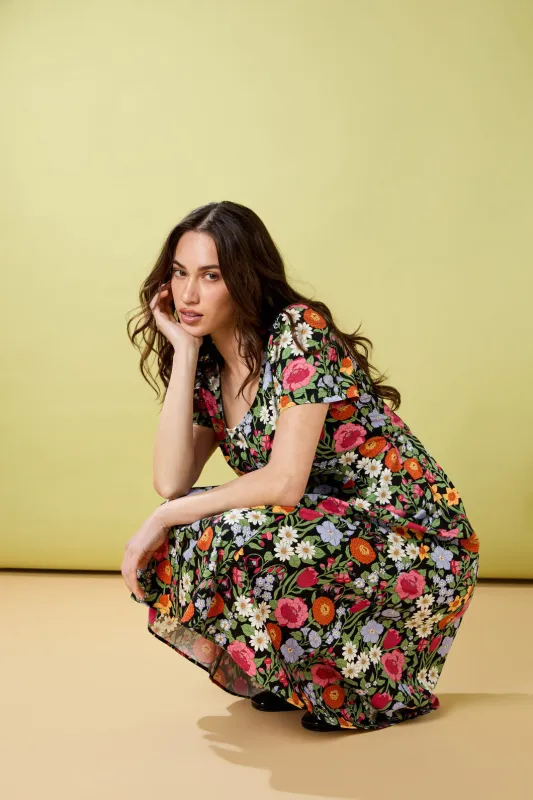 Floral Field Midi Dress sold by Modcloth