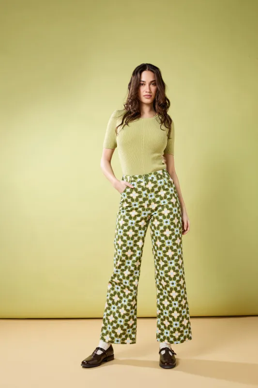 Ginny 60's Printed Jean sold by Modcloth