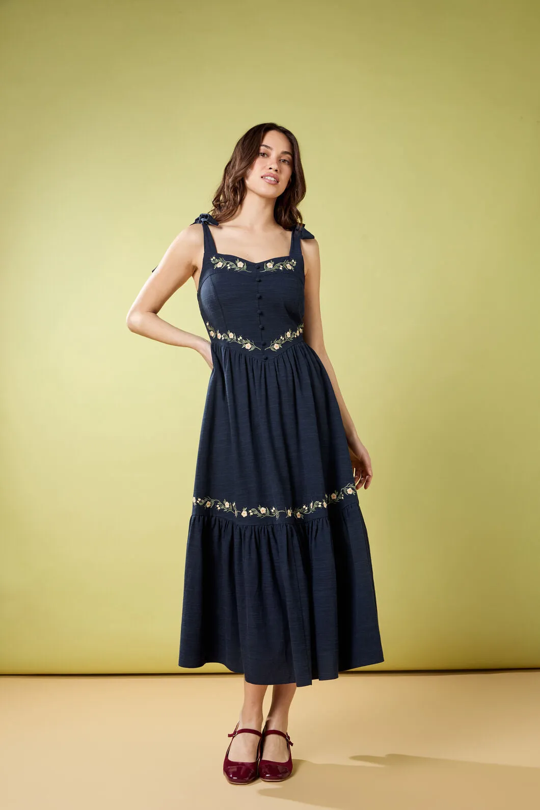 Esme Embroidered Midi Dress sold by Modcloth product image thumbnail 2