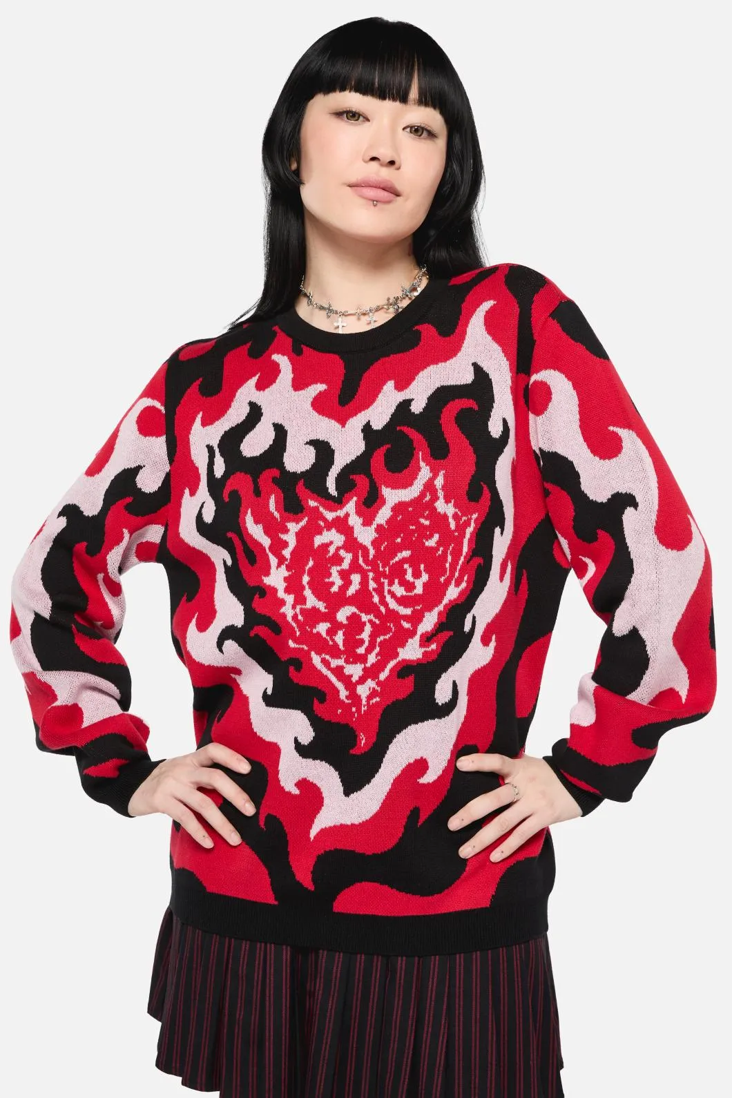 Heartbreak Knit Sweater sold by Modcloth