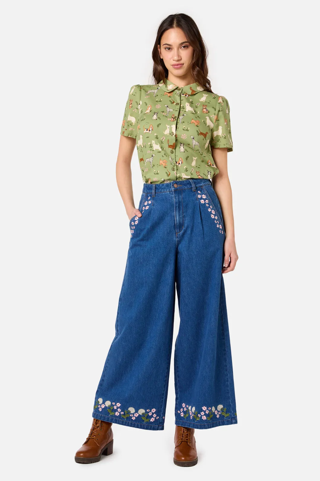 Cute Dogs Blouse sold by Modcloth product image thumbnail 3