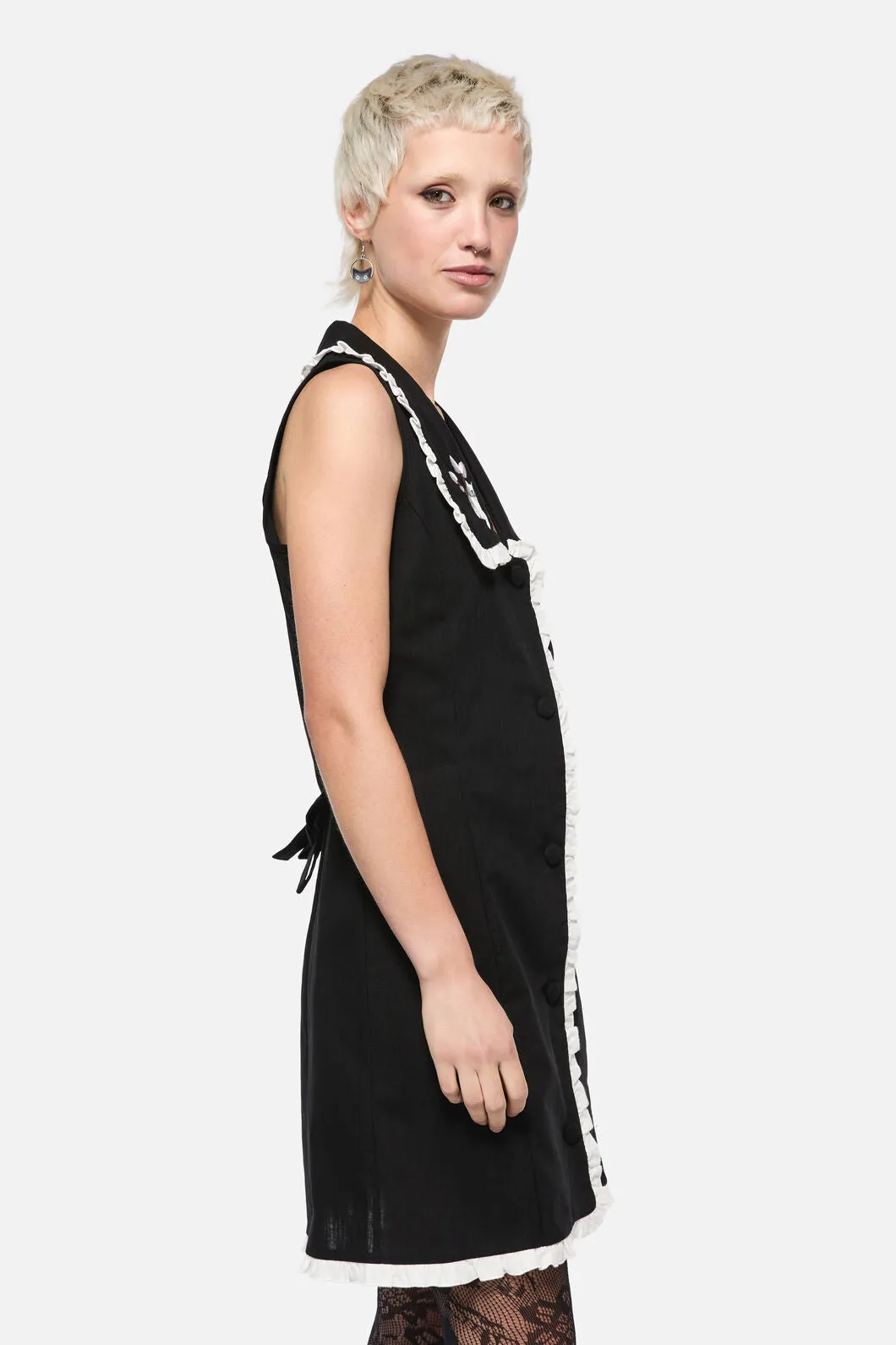 Catkins Ruffle Pinny sold by Modcloth product image thumbnail 5