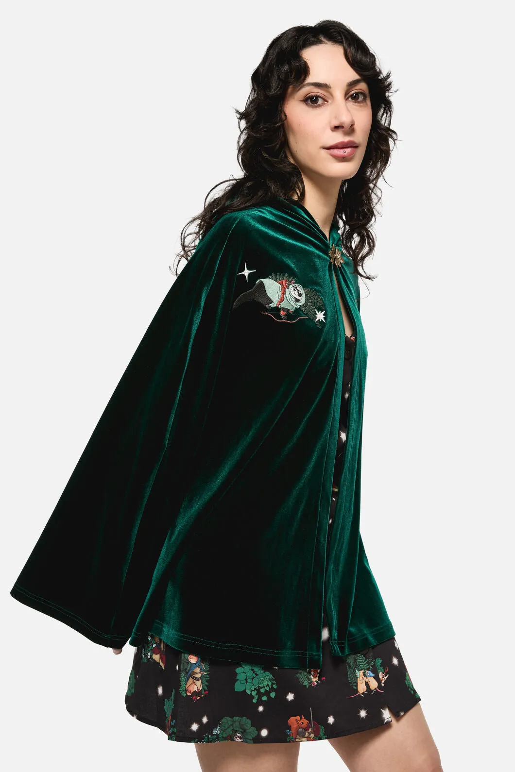 Keeper Of The Woods Velvet Cloak sold by Modcloth product image thumbnail 5