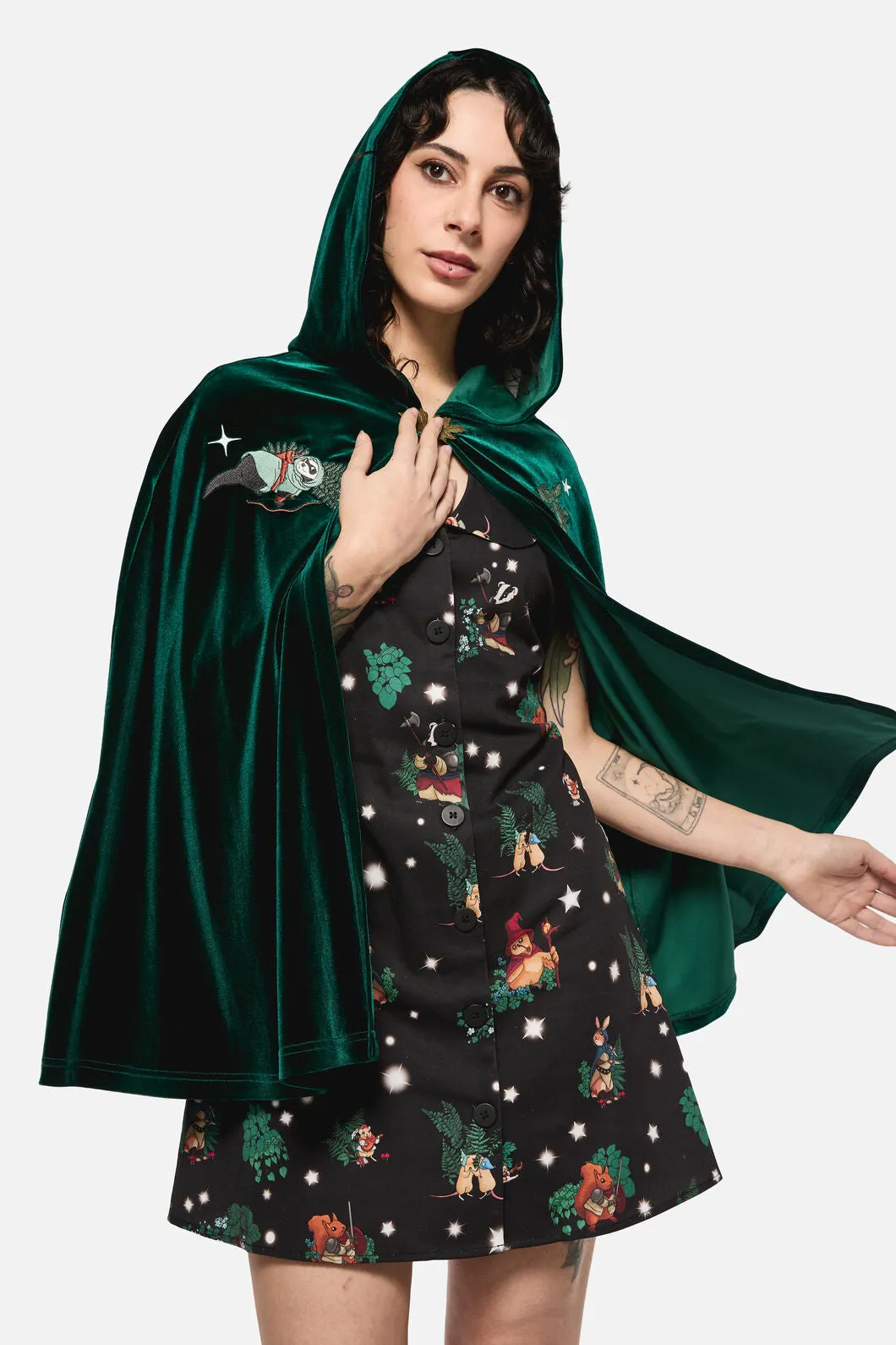 Keeper Of The Woods Velvet Cloak sold by Modcloth product image thumbnail 4