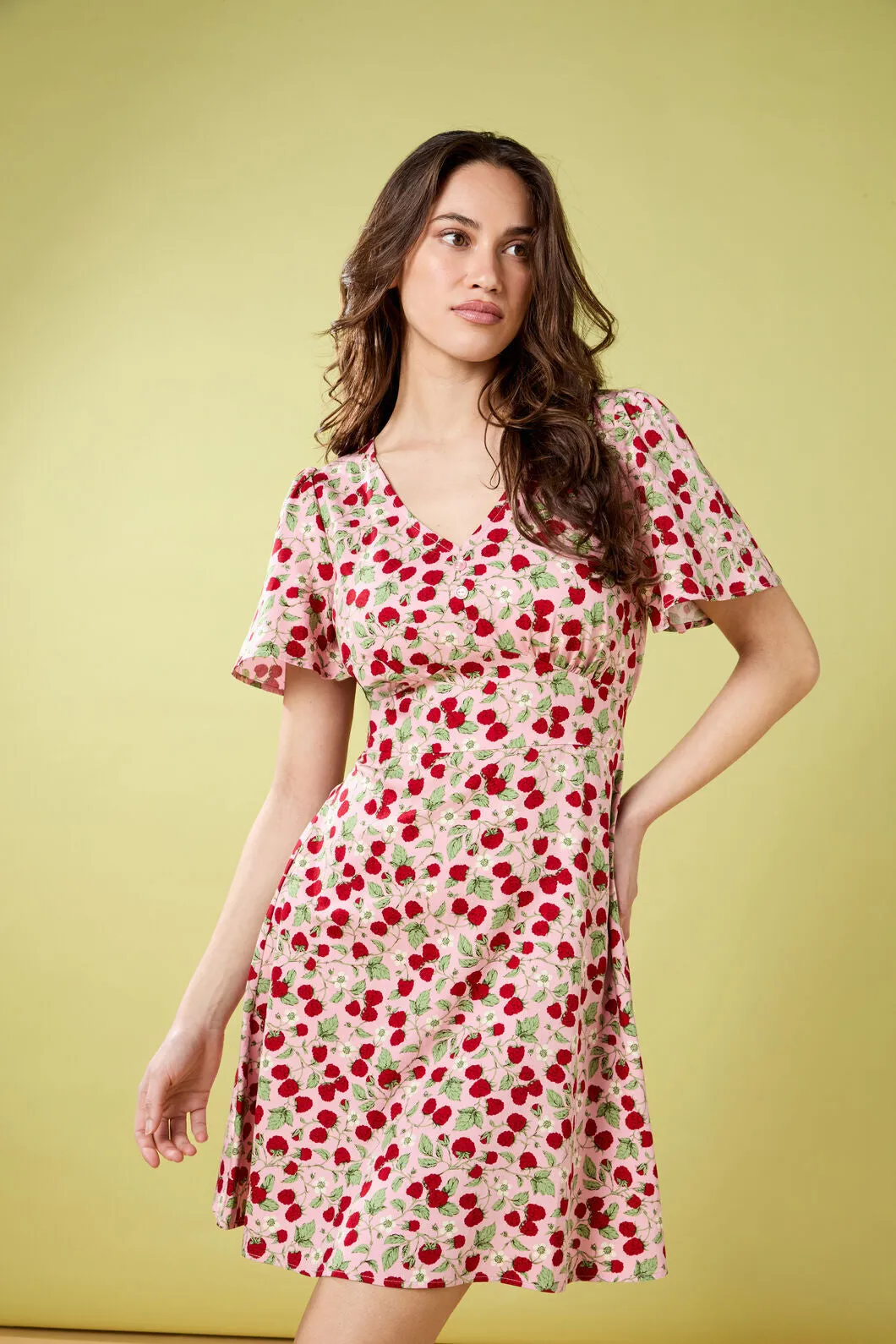 Raspberry Mini Dress sold by Modcloth