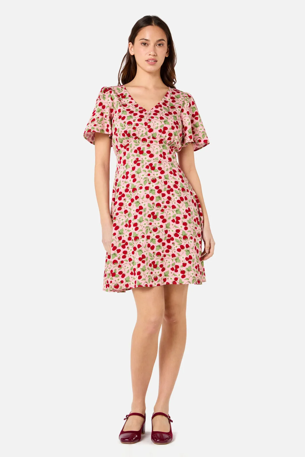 Raspberry Mini Dress sold by Modcloth product image thumbnail 5