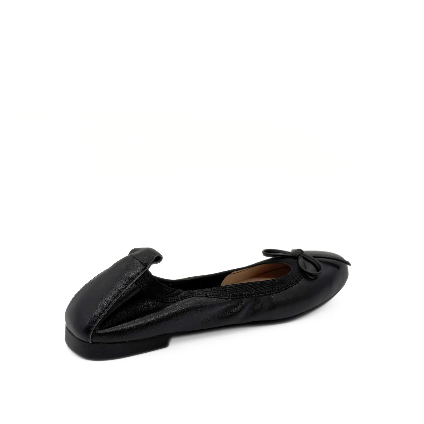 Jamie Leather Ballerina Flat Black sold by Modcloth product image thumbnail 3