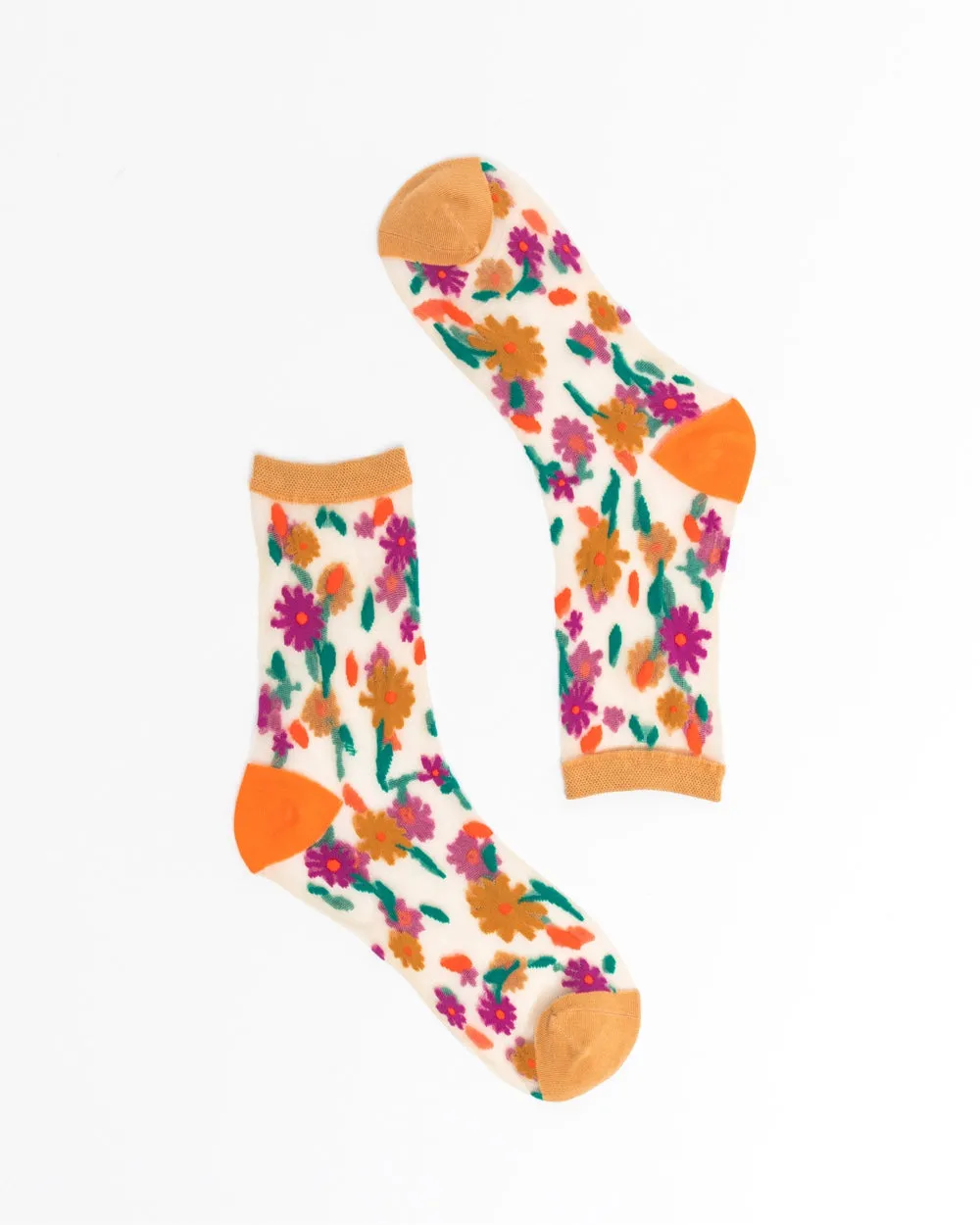 Ditsy Floral Sheer Ankle Sock sold by Modcloth product image thumbnail 2