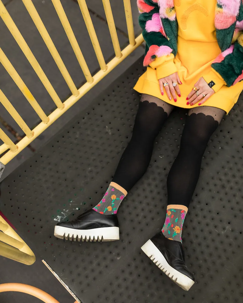 Ditsy Floral Sheer Ankle Sock sold by Modcloth product image thumbnail 5