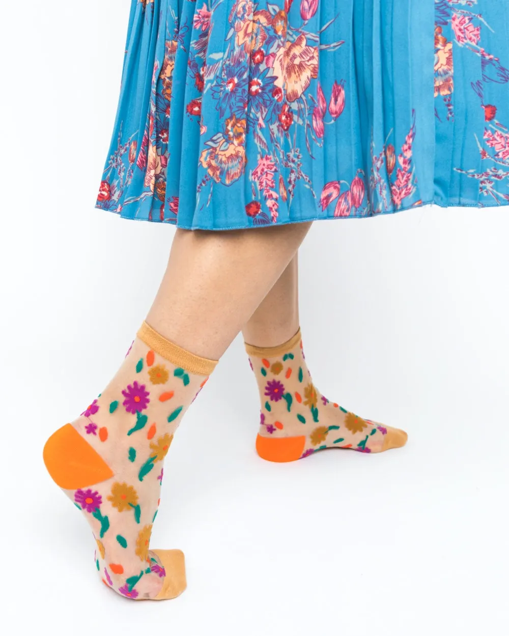 Ditsy Floral Sheer Ankle Sock sold by Modcloth product image thumbnail 3