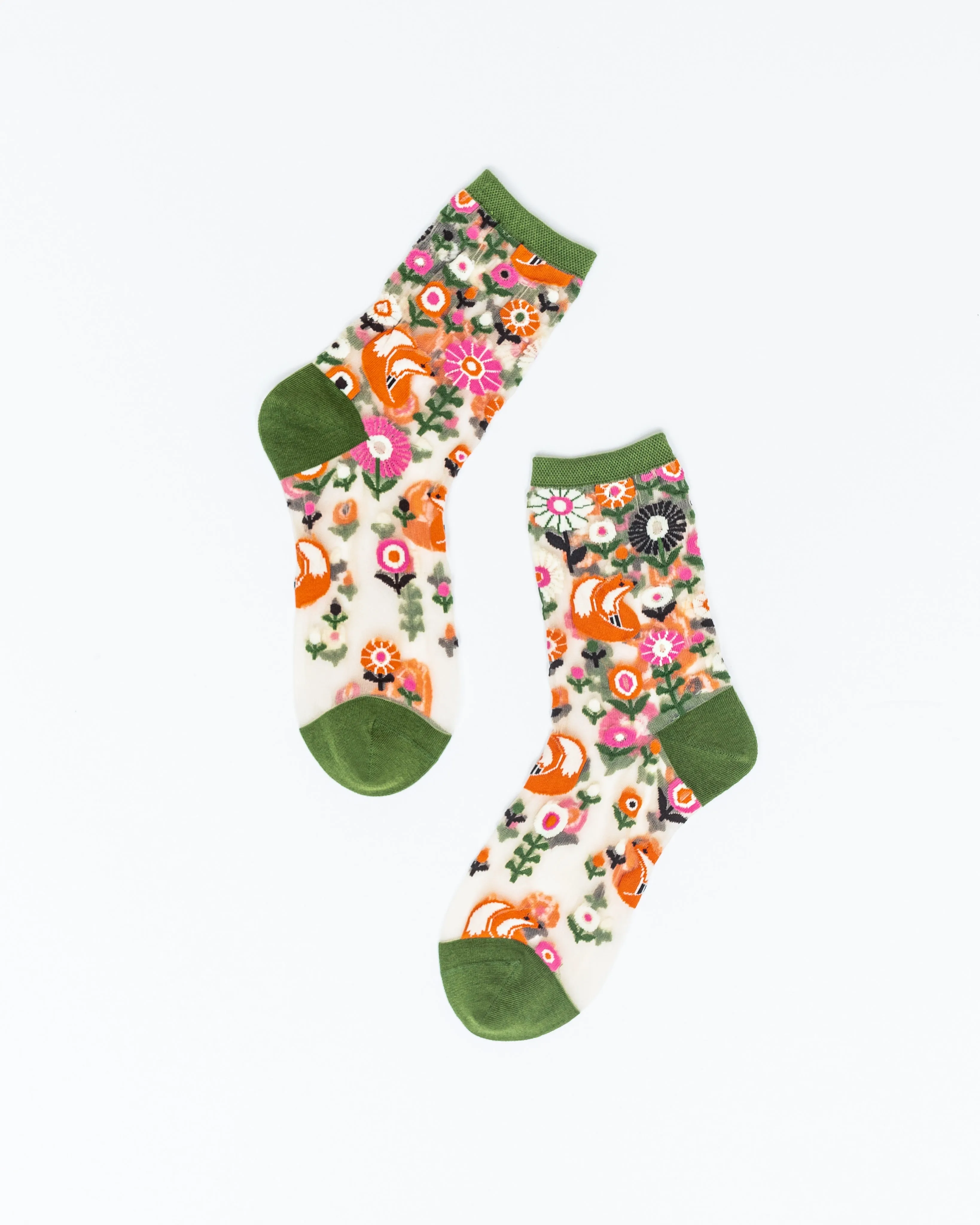 Feeling Foxy Sheer Ankle Sock sold by Modcloth product image thumbnail 3