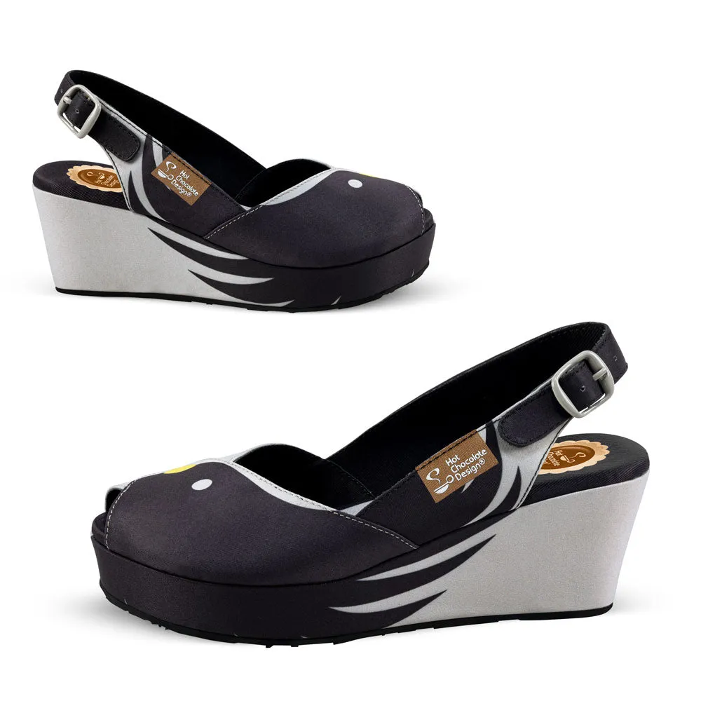 Chocolaticas® Black Birds Women's Sandal sold by Modcloth product image thumbnail 3