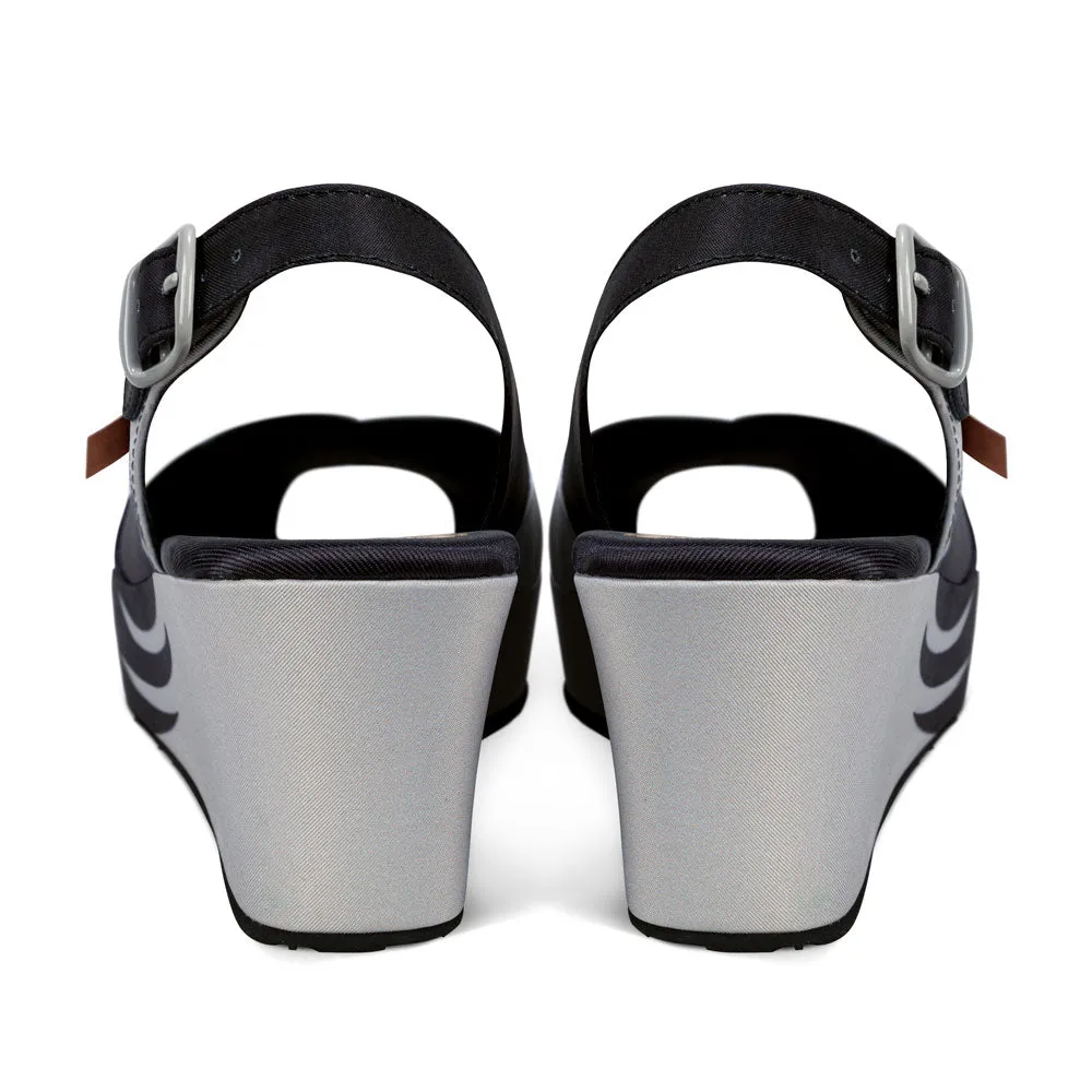 Chocolaticas® Black Birds Women's Sandal sold by Modcloth product image thumbnail 4