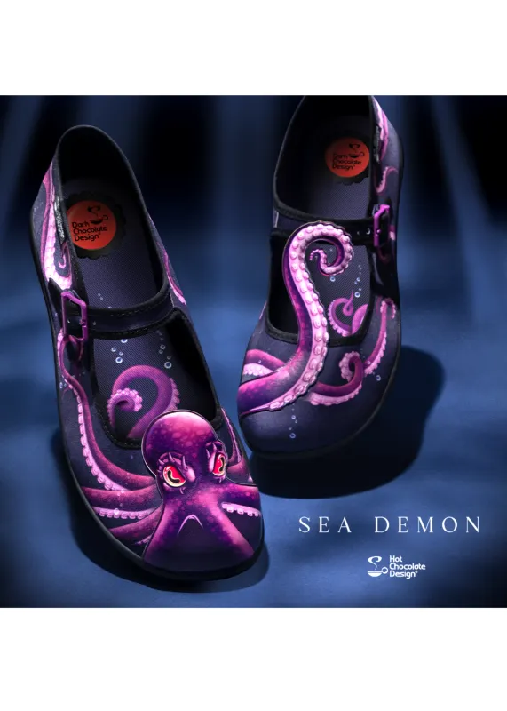 Chocolaticas® Sea Demon Women's Mary Jane Flat sold by Modcloth