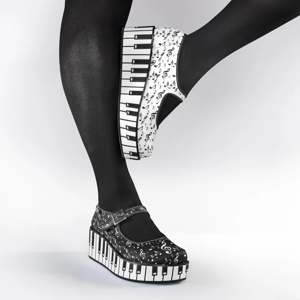 Chocolaticas® Thank You Music Women's Mary Jane Platform sold by Modcloth product image thumbnail 3