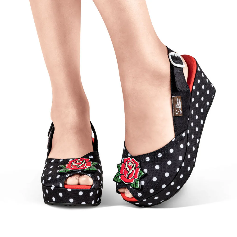 Chocolaticas® Rockabilly Women's Sandal sold by Modcloth product image thumbnail 5