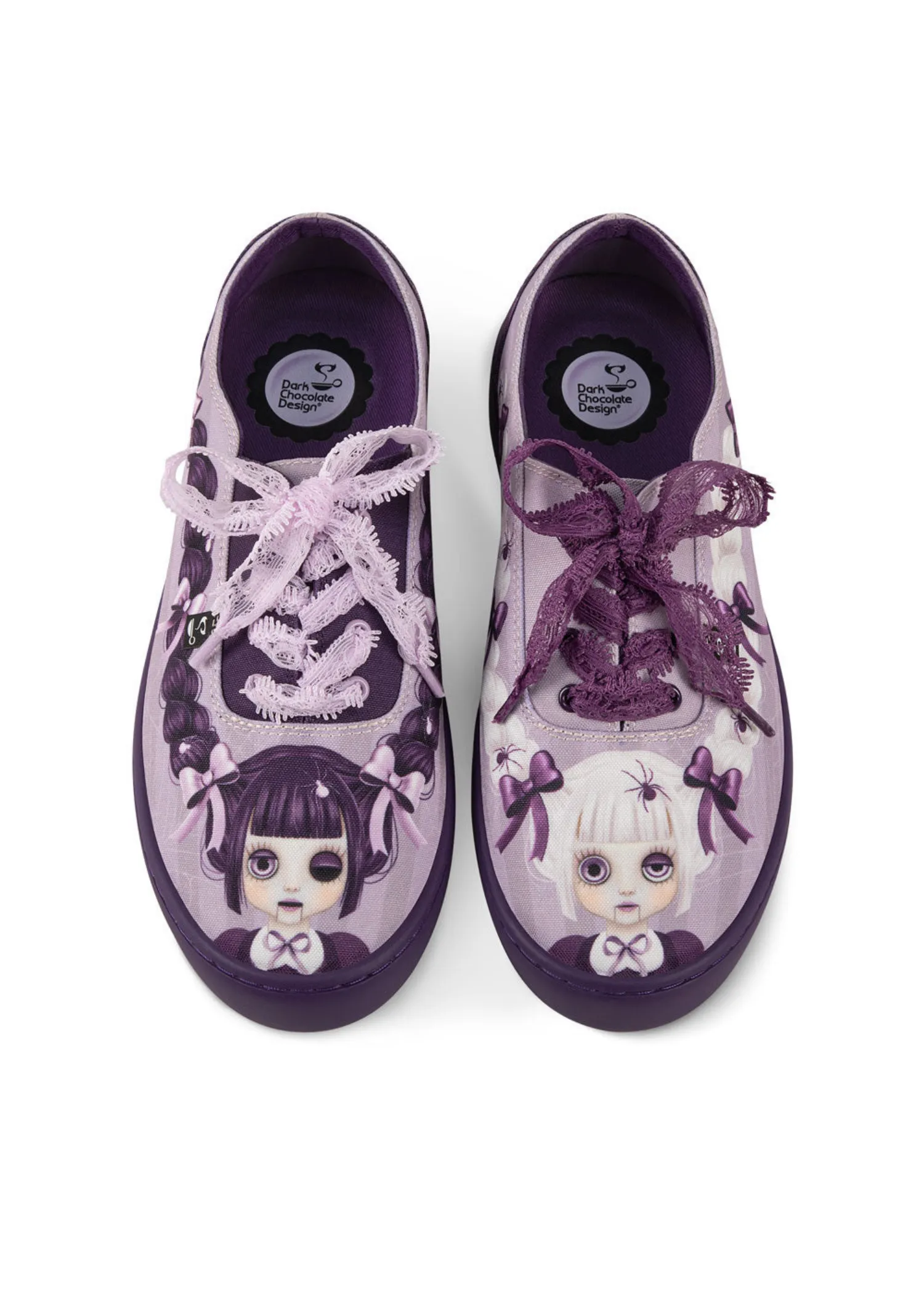 Chocolaticas® Nocturna Sisters Casual Sneaker sold by Modcloth