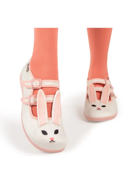 Chocolaticas® Rabbit Women's Mary Jane Flat sold by Modcloth