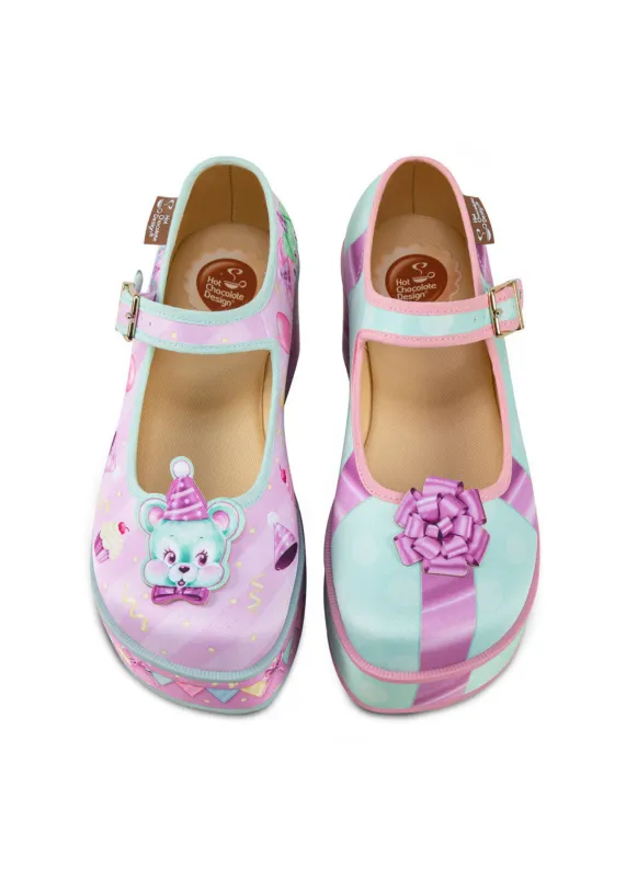 Chocolaticas® Birthday Buddies Women's Mary Jane Platform sold by Modcloth