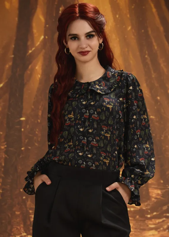 The Vive Ruffle Blouse sold by Modcloth