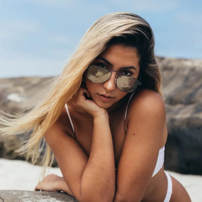 INSTINCT Gunmetal Sunglasses sold by Modcloth