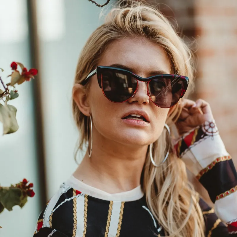 ROYAL VOYAGER Red Tortoise Sunglasses sold by Modcloth