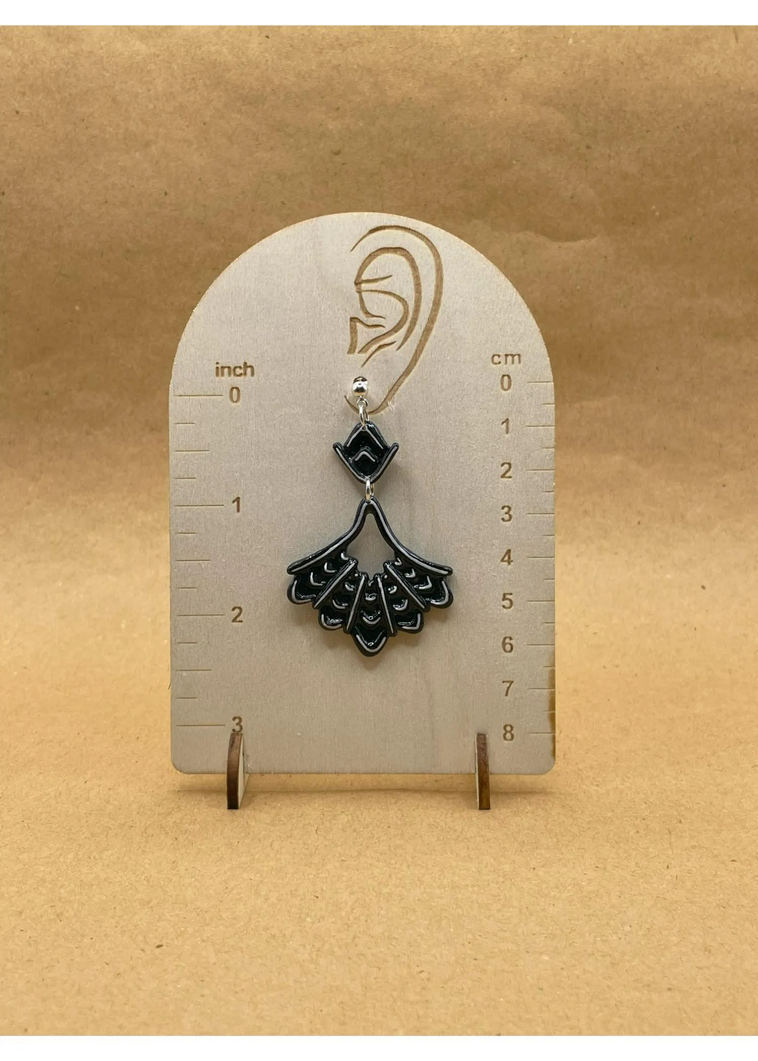 Salem Spider Web Dangly Earrings sold by Modcloth product image thumbnail 2