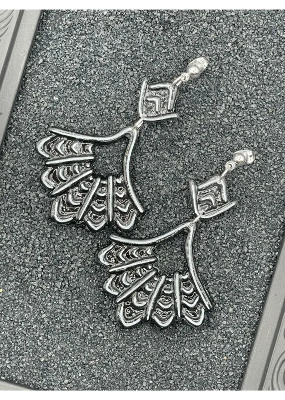 Salem Spider Web Dangly Earrings sold by Modcloth