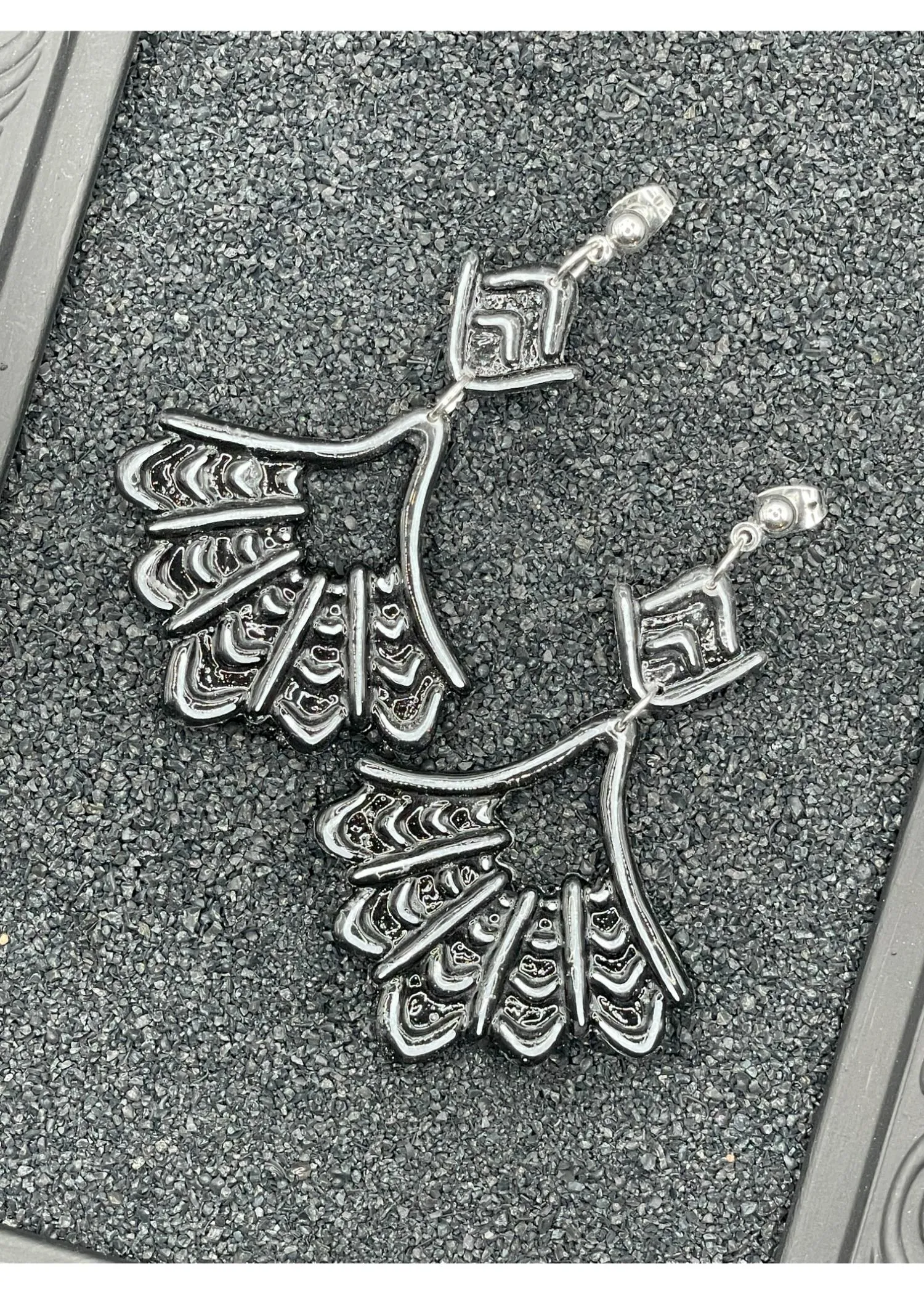 Salem Spider Web Dangly Earrings sold by Modcloth