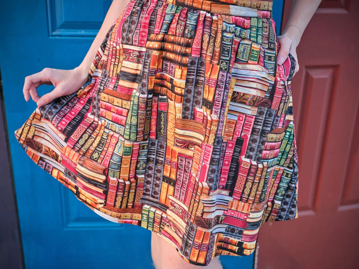 Don't Judge a Book by its Cover A-Line Skirt sold by Modcloth product image thumbnail 5