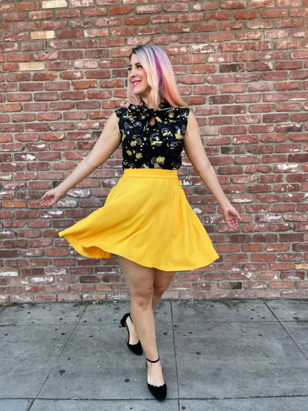 Marigold Skater Skirt sold by Modcloth