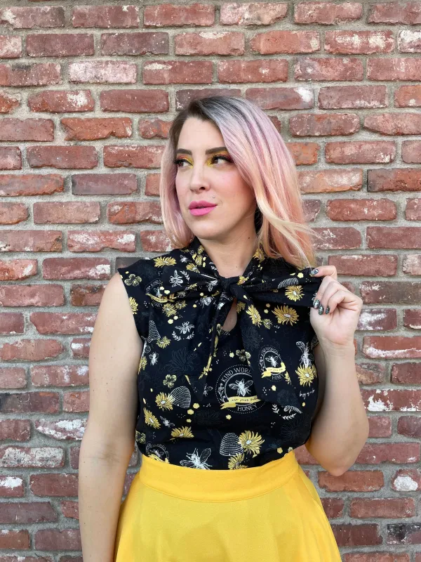 Bee Kind Bow Top sold by Modcloth