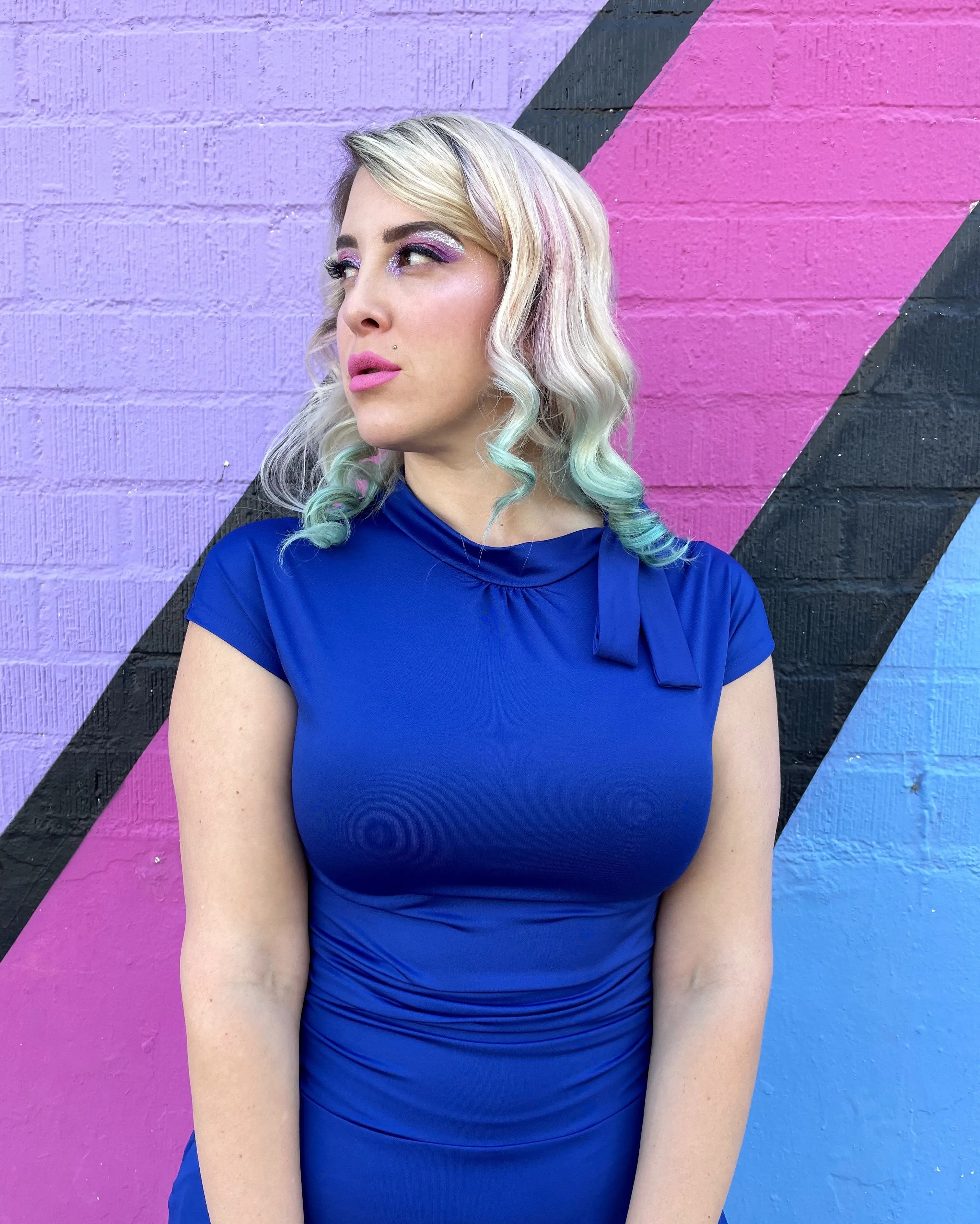 Bombshell Dress in Royal Blue sold by Modcloth product image thumbnail 4