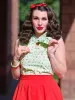 Tomato Skater Skirt sold by Modcloth