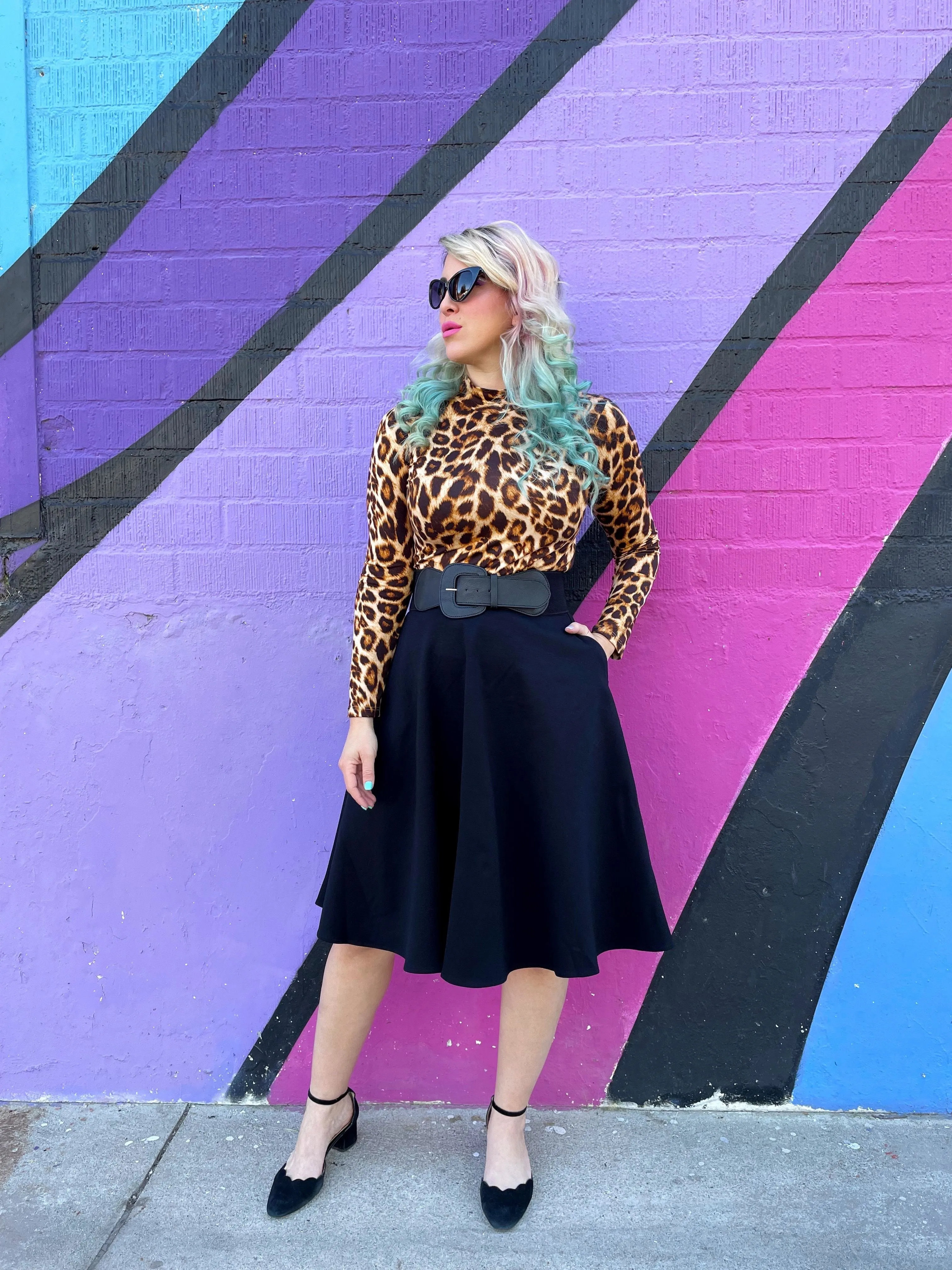 Leopard Mock Neck Top sold by Modcloth product image thumbnail 2