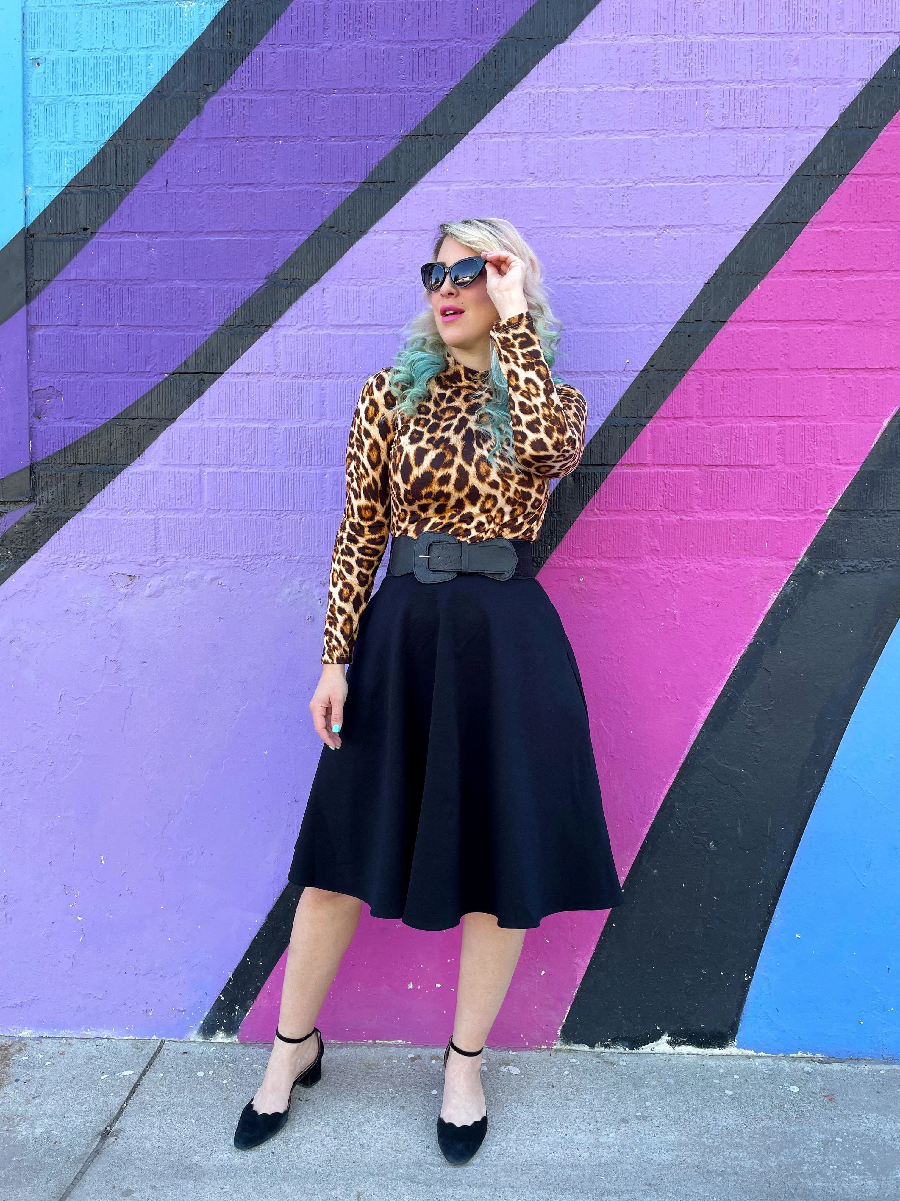 Leopard Mock Neck Top sold by Modcloth product image thumbnail 3