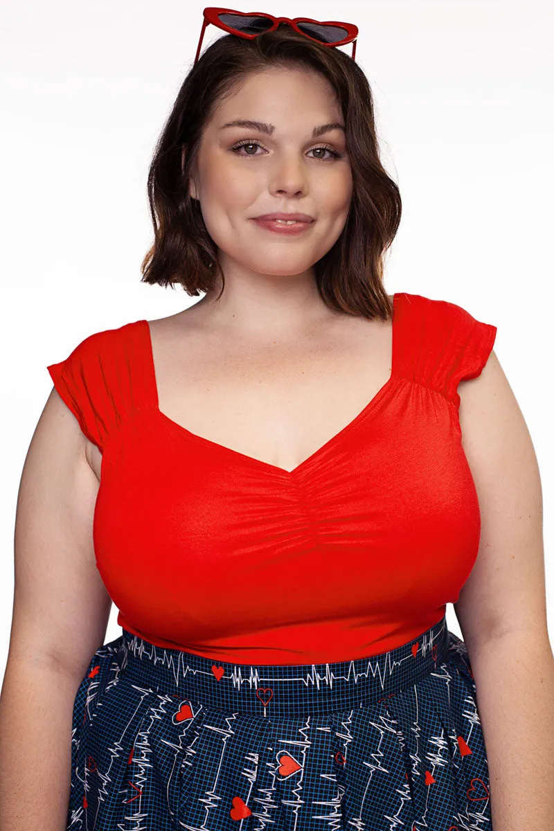 Isabel Top in Red sold by Modcloth product image thumbnail 5