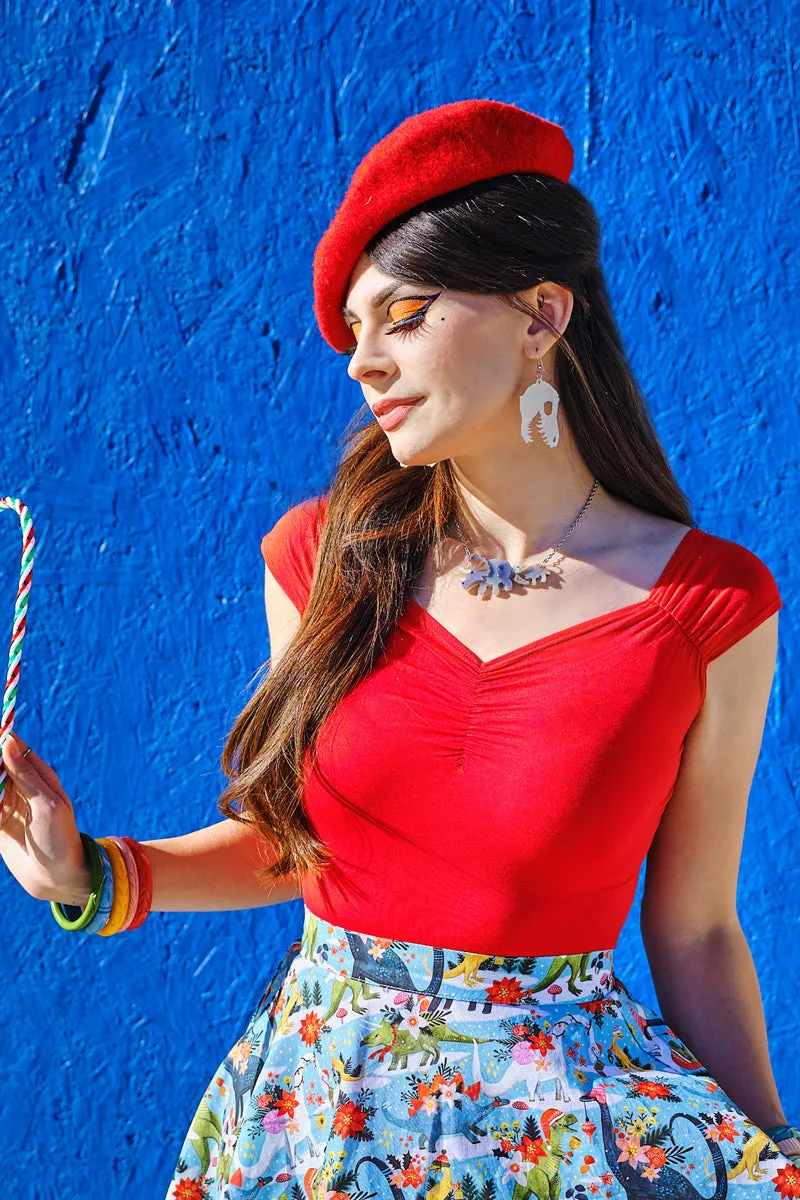 Isabel Top in Red sold by Modcloth product image thumbnail 3