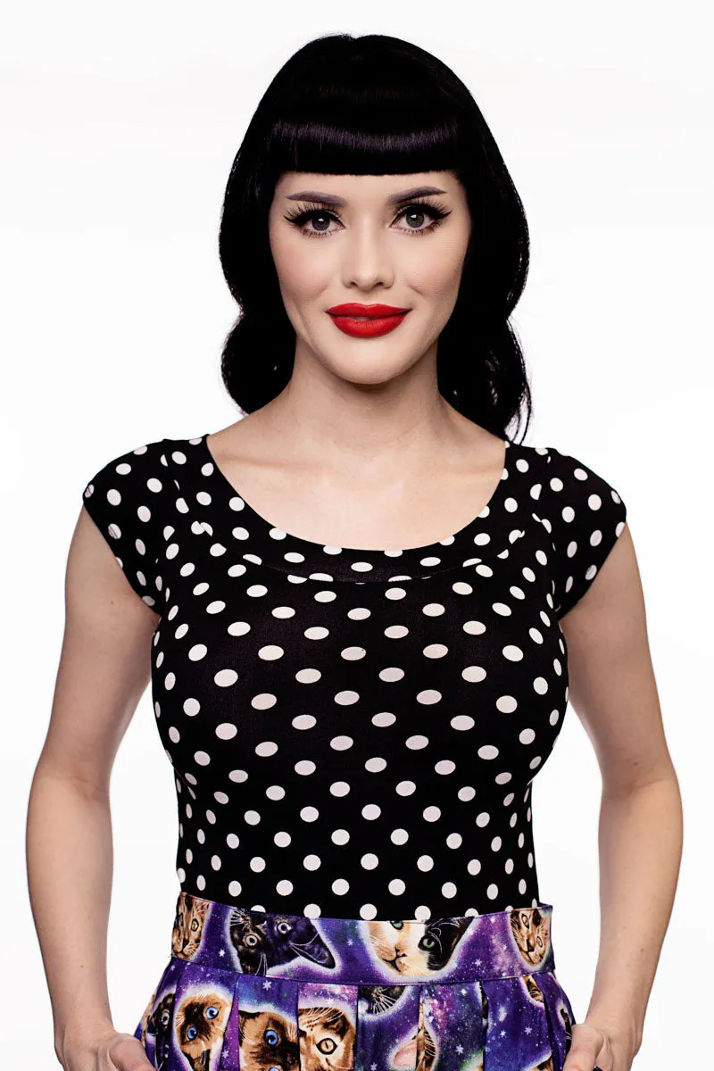 Boat Neck Top in Polka Dots sold by Modcloth product image thumbnail 5