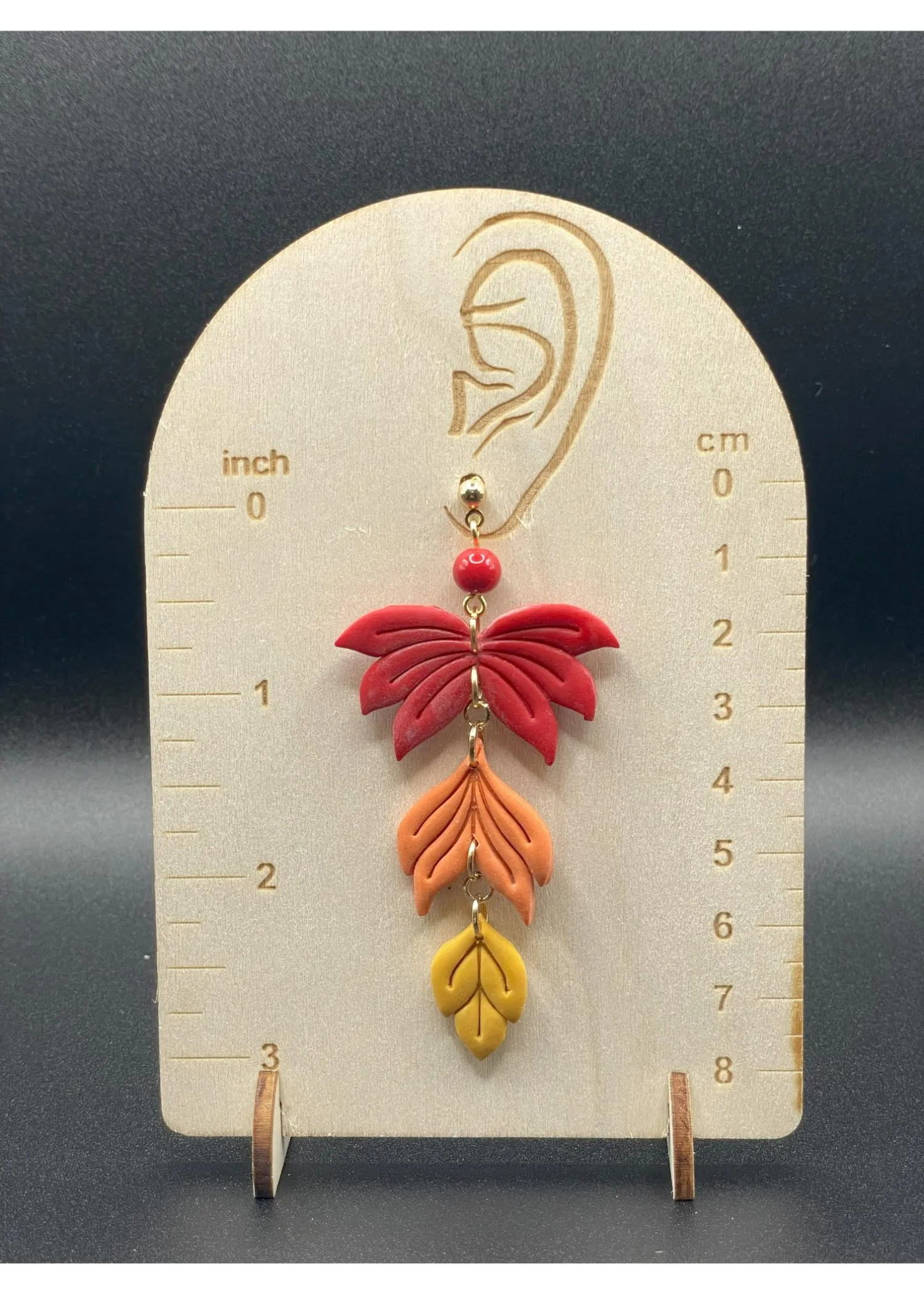 Salem Autumn Leaves Dangle Earrings sold by Modcloth product image thumbnail 2