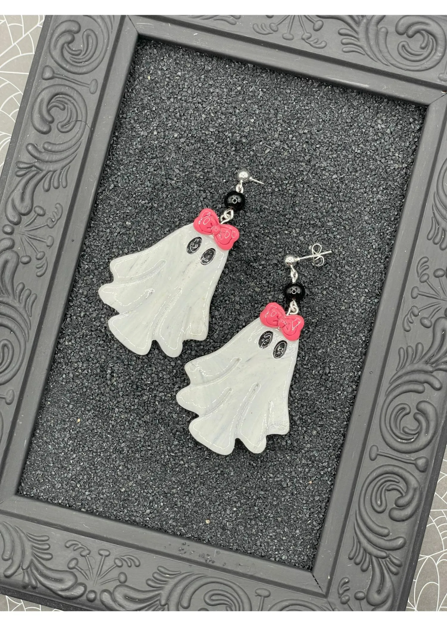 Salem Cute Ghosts with Bows Earrings sold by Modcloth product image thumbnail 3
